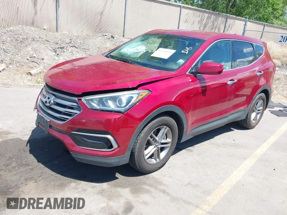 2017 Hyundai Santa Fe 2.4L with VIN 5XYZTDLB1HG466089, listed as a IAAI auction lot 42228320 with 138,476 mi miles and . Bid and sale history available at DreamBid. Image 18.