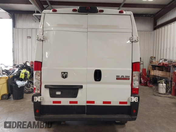 2022 Ram ProMaster Cargo with VIN 3C6MRVHG4NE114319, listed as a IAAI auction lot 41944344 with 21,896 mi miles and . Bid and sale history available at DreamBid. Image 16.