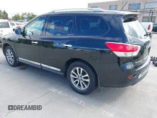 2015 Nissan Pathfinder SV with VIN 5N1AR2MN7FC682812, listed as a IAAI auction lot 42258264 with 74,495 mi miles and . Bid and sale history available at DreamBid. Image 3.