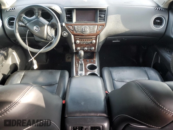 2016 Nissan Pathfinder SV z VIN 5N1AR2MM2GC629668, wystawiony jako Copart lot #52418695 z przebiegiem Nie podano mil oraz Szkoda całkowita • Salvage title. Historia ofert i sprzedaży dostępna na DreamBid. Obrazek 8.