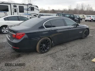 2013 BMW 7 Series 750Li xDrive z VIN WBAYF8C56DD141092, wystawiony jako Copart lot #46121145 z przebiegiem 175 525 mil mil oraz Czysty tytuł • Clean title. Historia ofert i sprzedaży dostępna na DreamBid. Obrazek 3.