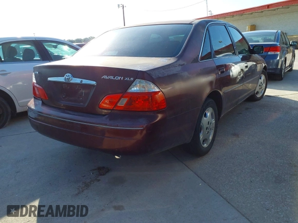 2004 Toyota Avalon XL with VIN 4T1BF28B24U377691, listed as a IAAI auction lot 42250312 with Not Provided miles and . Bid and sale history available at DreamBid. Image 4.