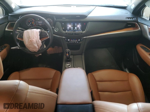 2020 Cadillac XT5 Premium Luxury FWD with VIN 1GYKNCRS9LZ235779, listed as a Copart auction lot 47775965 with 59,501 mi miles and Salvage Title. Bid and sale history available at carsss.com. Image 8.