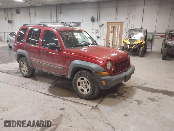 2005 Jeep Liberty Sport with VIN 1J4GL48K75W706173, listed as a IAAI auction lot 41532029 with 140,795 mi miles and . Bid and sale history available at DreamBid. Image 1.