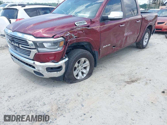 2019 Ram 1500 Laramie z VIN 1C6SRFJTXKN652650, wystawiony jako IAAI lot #42553987 z przebiegiem 78 609 mil mil oraz . Historia ofert i sprzedaży dostępna na DreamBid. Obrazek 6.