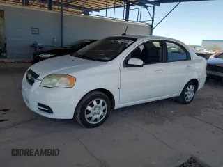 2009 Chevrolet Aveo 1LT z VIN KL1TD56E09B641529, wystawiony jako Copart lot #56563265 z przebiegiem 75 332 mil mil oraz Szkody całkowita. Historia ofert i sprzedaży dostępna na DreamBid. Obrazek 1.