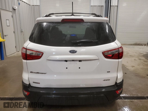 2020 Ford EcoSport SE with VIN MAJ6S3GL2LC319172, listed as a Copart auction lot 89324215 with 66,745 mi miles and Salvage Title. Bid and sale history available at carsss.com. Image 6.