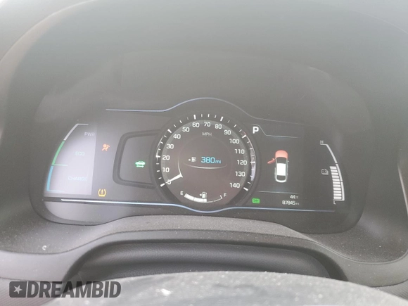 2019 Hyundai Ioniq SEL z VIN KMHC75LC9KU117854, wystawiony jako Copart lot #49612875 z przebiegiem 87 845 mil mil oraz Szkoda całkowita • Salvage title. Historia ofert i sprzedaży dostępna na DreamBid. Obrazek 9.