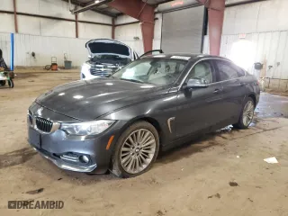 2015 BMW 4 Series 428i xDrive with VIN WBA4C9C59FD331050, listed as a Copart auction lot 43308655 with 78,524 mi miles and Clean Title. Bid and sale history available at carsss.com. Image 1.