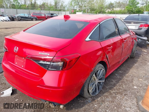 2023 Honda Civic Touring z VIN 2HGFE1F90PH309059, wystawiony jako IAAI lot #42146353 z przebiegiem Nie podano mil oraz . Historia ofert i sprzedaży dostępna na DreamBid. Obrazek 4.