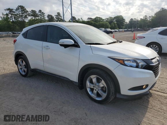 2016 Honda HR-V EX with VIN 3CZRU5H57GM721135, listed as a Copart auction lot 52879295 with 97,050 mi miles and Salvage Title. Bid and sale history available at carsss.com. Image 4.