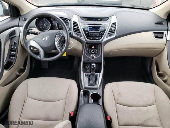 2014 Hyundai Elantra SE with VIN KMHDH4AE0EU215711, listed as a Copart auction lot 49680245 with 144,950 mi miles and Salvage Title. Bid and sale history available at carsss.com. Image 8.