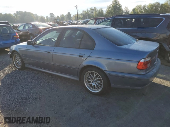 2002 BMW 5 Series 530iA with VIN WBADT63472CH93812, listed as a Copart auction lot 75829434 with 259,317 mi miles and Salvage Title. Bid and sale history available at carsss.com. Image 2.
