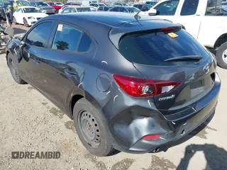 2017 Mazda 3 Sport with VIN 3MZBN1K76HM101415, listed as a IAAI auction lot 42012311 with 222,246 mi miles. Bid and sale history available at carsss.com. Image 3.