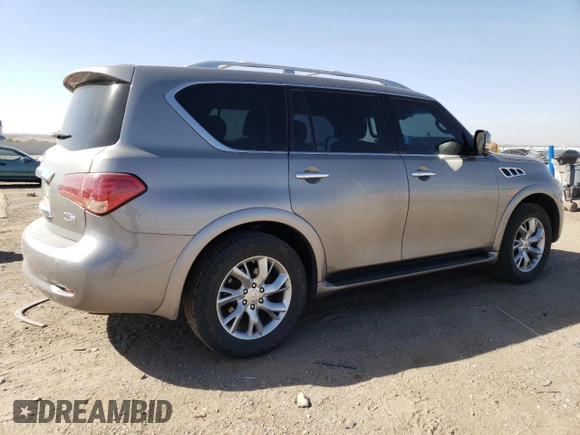 2013 Infiniti QX56 with VIN JN8AZ2NE6D9041684, listed as a Copart auction lot 73766054 with 153,777 mi miles and Salvage Title. Bid and sale history available at carsss.com. Image 3.