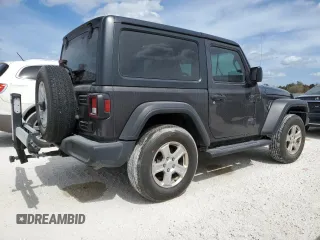 2021 Jeep Wrangler Sport with VIN 1C4GJXAN9MW552436, listed as a Copart auction lot 77204374 with Not Provided miles and Non Repairable. Bid and sale history available at DreamBid. Image 3.