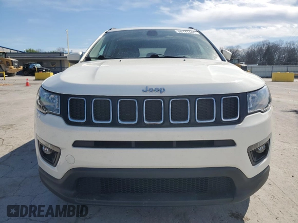 2020 Jeep Compass Latitude with VIN 3C4NJCBB6LT153119, listed as a Copart auction lot 50141465 with 67,422 mi miles and Salvage Title. Bid and sale history available at carsss.com. Image 5.