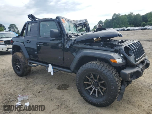 2023 Jeep Wrangler Sport Altitude with VIN 1C4HJXDG5PW549930, listed as a Copart auction lot 53422184 with Not Provided miles and Non Repairable. Bid and sale history available at DreamBid. Image 4.