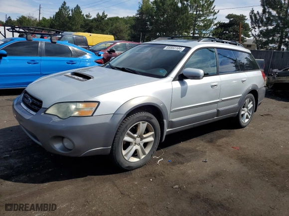 2006 Subaru Legacy Wagon Outback 2.5 XT Ltd with VIN 4S4BP67C264302328, listed as a Copart auction lot 68883104 with 280,668 mi miles and Salvage Title. Bid and sale history available at carsss.com. Image 1.