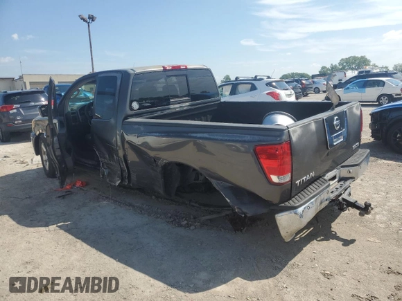2005 Nissan Titan SE with VIN 1N6AA06A95N555523, listed as a Copart auction lot 62073754 with Not provided miles and Salvage title. Bid and sale history available at DreamBid. Image 2.