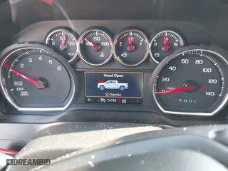2019 Chevrolet Silverado 1500 LT Trail Boss with VIN 3GCPYFED5KG193055, listed as a IAAI auction lot 42071245 with 74,793 mi miles. Bid and sale history available at carsss.com. Image 15.