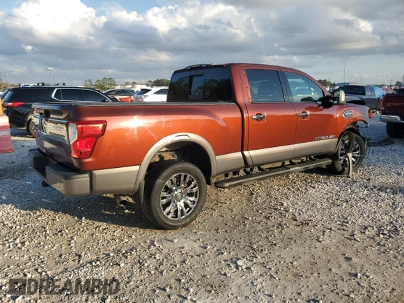 2016 Nissan Titan SL z VIN 1N6BA1F2XGN506885, wystawiony jako Copart lot #43457125 z przebiegiem 51 323 mil mil oraz Szkoda całkowita • Salvage title. Historia ofert i sprzedaży dostępna na DreamBid. Obrazek 3.