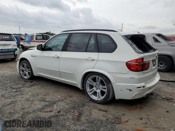 2012 BMW X5 M with VIN 5YMGY0C55CLK27404, listed as a Copart auction lot 75512644 with 0 mi miles and Salvage Title. Bid and sale history available at carsss.com. Image 2.