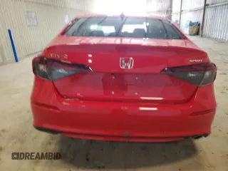2025 Honda Civic Sport with VIN 2HGFE2F55SH569128, listed as a Copart auction lot 48880825 with Not provided miles and Non repairable. Bid and sale history available at DreamBid. Image 6.