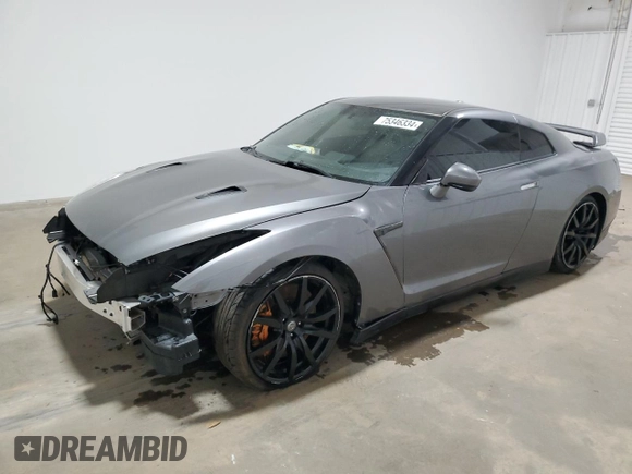 2016 Nissan GT-R Premium z VIN JN1AR5EFXGM290743, wystawiony jako Copart lot #75346334 z przebiegiem 34 358 mil mil oraz Szkody całkowita. Historia ofert i sprzedaży dostępna na DreamBid. Obrazek 1.