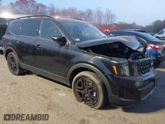 2024 Kia Telluride EX X-Line with VIN 5XYP3DGC8RG515834, listed as a IAAI auction lot 40899265 with 5,628 mi miles and . Bid and sale history available at DreamBid. Image 1.