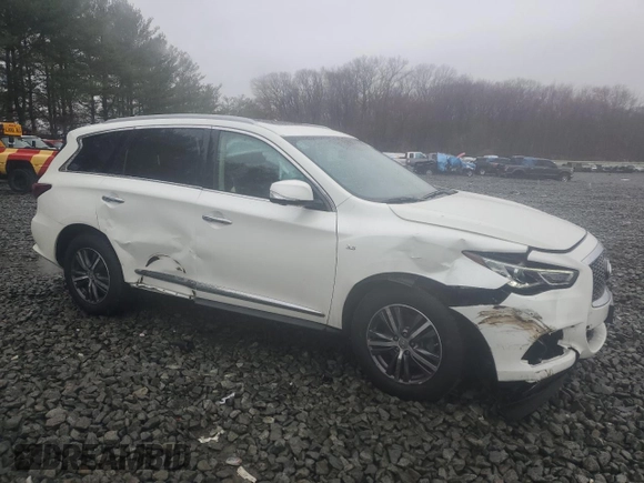 2017 Infiniti QX60 with VIN 5N1DL0MM3HC523024, listed as a Copart auction lot 50169055 with 81,521 mi miles and Salvage Title. Bid and sale history available at carsss.com. Image 4.
