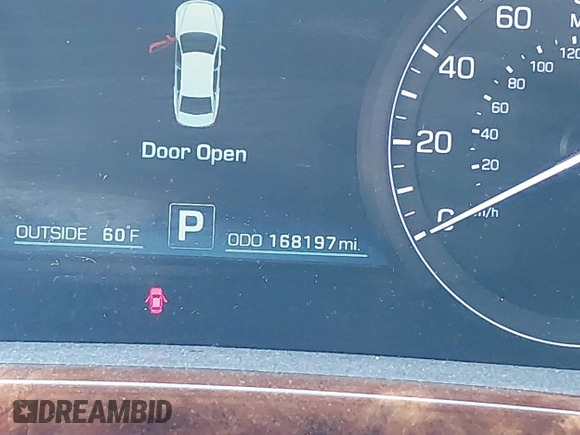 2014 Hyundai Equus Signature with VIN KMHGH4JH1EU073912, listed as a IAAI auction lot 41672671 with 168,197 mi miles and . Bid and sale history available at DreamBid. Image 15.