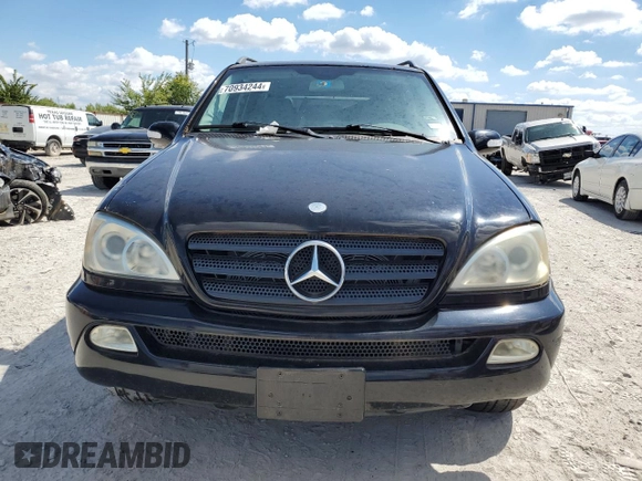 2003 Mercedes-Benz M-Class 3.7L with VIN 4JGAB57E33A423078, listed as a Copart auction lot 70934244 with 136,210 mi miles and Clean Title. Bid and sale history available at carsss.com. Image 5.