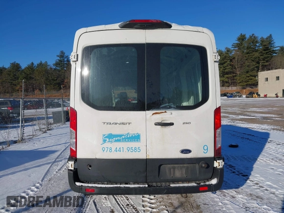 2020 Ford Transit Cargo with VIN 1FTBR1C8XLKA61080, listed as a IAAI auction lot 41191954 with 146,900 mi miles and . Bid and sale history available at DreamBid. Image 17.