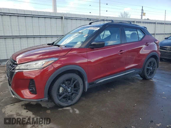 2021 Nissan Kicks SR with VIN 3N1CP5DV3ML479926, listed as a Copart auction lot 50329045 with 29,545 mi miles and Salvage Title. Bid and sale history available at carsss.com. Image 1.