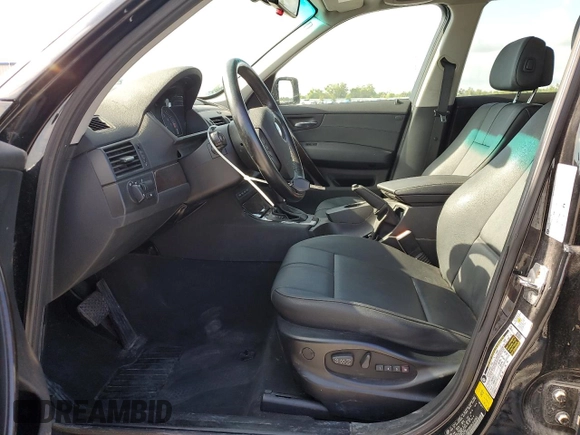 2008 BMW X3 3.0si with VIN WBXPC93468WJ24083, listed as a Copart auction lot 53371395 with 133,518 mi miles and Clean Title. Bid and sale history available at carsss.com. Image 7.
