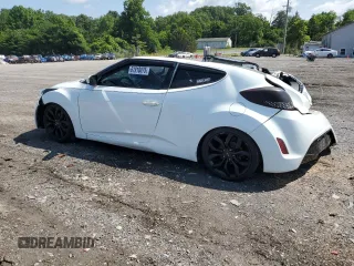 2012 Hyundai Veloster w/Gray Int with VIN KMHTC6AD7CU079622, listed as a Copart auction lot 61910075 with 190,746 mi miles and Salvage title. Bid and sale history available at DreamBid. Image 2.