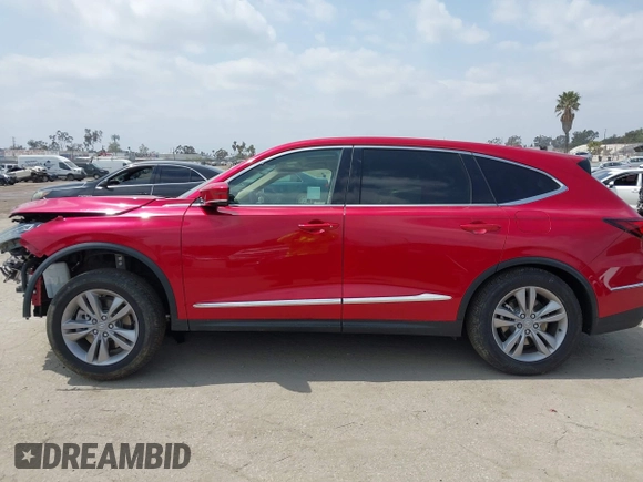 2023 Acura MDX with VIN 5J8YE1H31PL007235, listed as a IAAI auction lot 42111174 with 14,400 mi miles and . Bid and sale history available at DreamBid. Image 15.