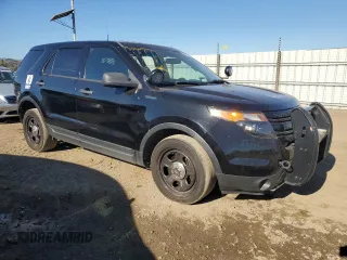 2013 Ford Utility Police Interceptor with VIN 1FM5K8AR3DGB63858, listed as a Copart auction lot 42256695 with 162,636 mi miles and Salvage Title. Bid and sale history available at carsss.com. Image 4.