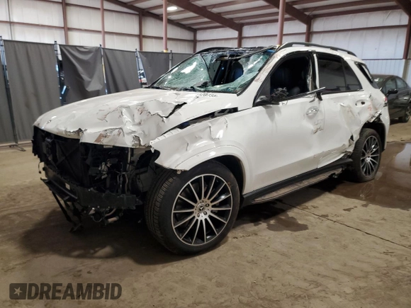 2023 Mercedes-Benz GLE 450 with VIN 4JGFB5KB2PA851216, listed as a Copart auction lot 44528735 with 34,926 mi miles and Salvage title. Bid and sale history available at DreamBid. Image 1.