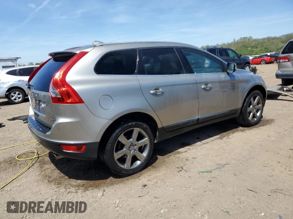 2013 Volvo XC60 T6 with VIN YV4902DZ6D2382232, listed as a Copart auction lot 55960605 with 150,406 mi miles and Salvage title. Bid and sale history available at DreamBid. Image 3.
