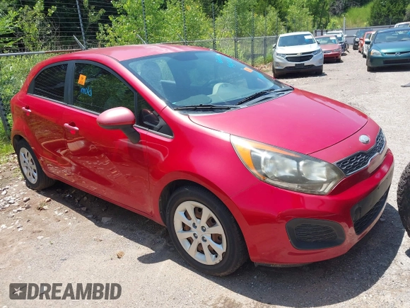 2013 Kia Rio SX with VIN KNADN5A37D6191148, listed as a IAAI auction lot 42502089 with Not provided miles and . Bid and sale history available at DreamBid. Image 1.