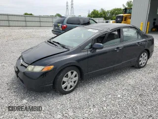 2008 Honda Civic LX z VIN 1HGFA16538L051715, wystawiony jako Copart lot #57759495 z przebiegiem 201 914 mil mil oraz Szkoda całkowita • Salvage title. Historia ofert i sprzedaży dostępna na DreamBid. Obrazek 1.