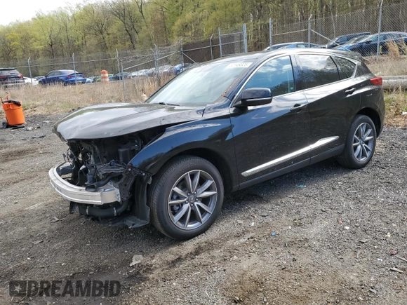 2020 Acura RDX Technology with VIN 5J8TC2H58LL003863, listed as a Copart auction lot 52949325 with 52,498 mi miles and Salvage title. Bid and sale history available at DreamBid. Image 1.