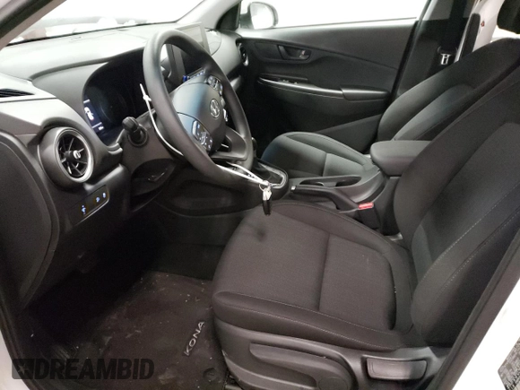 2022 Hyundai Kona SEL with VIN KM8K62AB4NU921748, listed as a Copart auction lot 72295932 with 3,046 mi miles. Bid and sale history available at carsss.com. Image 7.