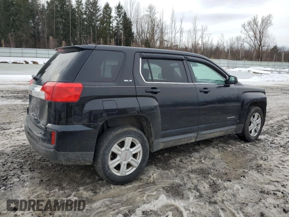 2016 GMC Terrain SLE with VIN 2GKFLSEK4G6222683, listed as a Copart auction lot 46422275 with 100,916 mi miles and Salvage Title. Bid and sale history available at carsss.com. Image 3.