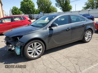 2015 Buick Regal Premium II with VIN 2G4GR5GX1F9144882, listed as a Copart auction lot 56524455 with 114,765 mi miles and Salvage title. Bid and sale history available at DreamBid. Image 1.