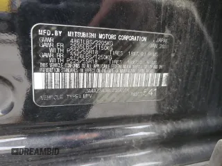 2020 Mitsubishi Outlander ES z VIN JA4AZ3A38LZ036016, wystawiony jako Copart lot #60988015 z przebiegiem Nie podano mil oraz Szkoda całkowita • Salvage title. Historia ofert i sprzedaży dostępna na DreamBid. Obrazek 12.