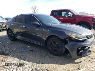 2019 Kia Optima LX with VIN 5XXGT4L31KG279088, listed as a Copart auction lot 50172065 with 100,353 mi miles and Salvage Title. Bid and sale history available at carsss.com. Image 4.