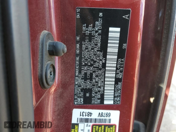 2011 Toyota Sienna LE AAS with VIN 5TDKK3DC3BS034703, listed as a Copart auction lot 52308735 with 189,822 mi miles and Salvage Title. Bid and sale history available at DreamBid. Image 13.